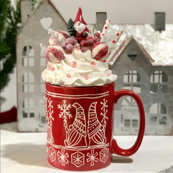 Handmade Mug Topper with Mug. - Picture 1 of 1